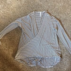 Striped long sleeve shirt